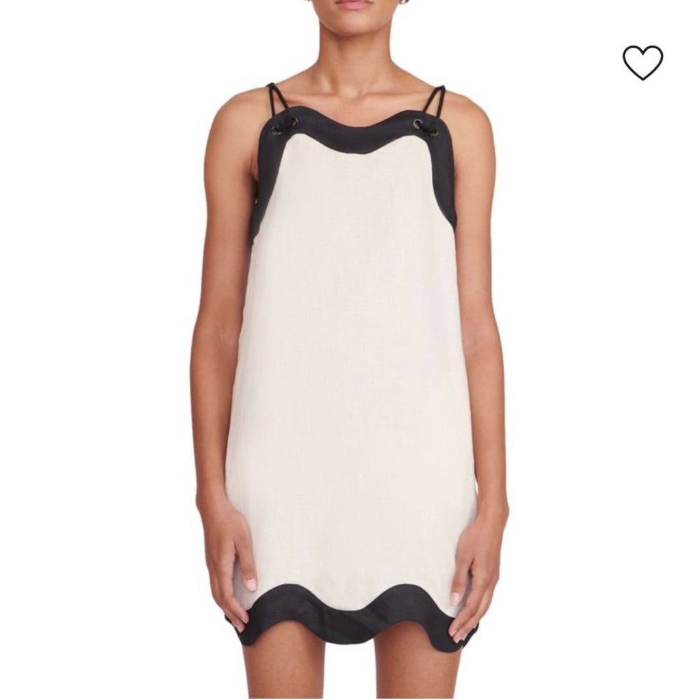 NWT Staud Renata Linen Mini Dress